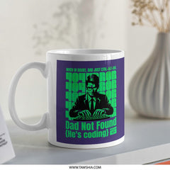 Dad Not Found Coding Funny Mug Gift Product