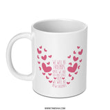 Friends Forever Mug, Best Friend Gift, Friendship Mug, Long Distance Friend, Heart Mug, Cute Coffee Mug, Coffee Lover Gift - Tawshia
