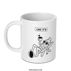 Funny Illustration Beach Relaxation Mug product