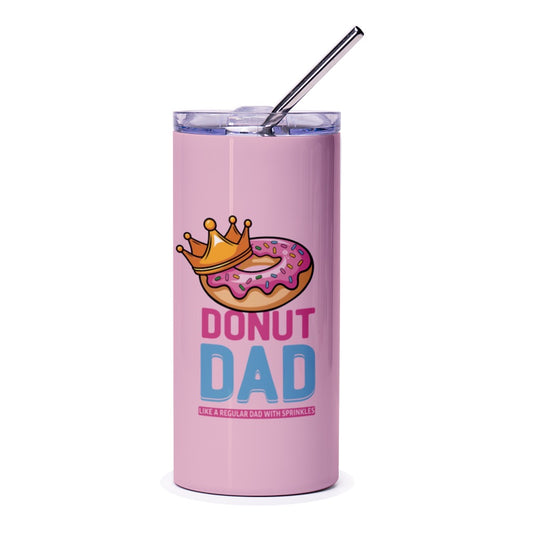 Donut Dad Tumbler, Gift for Dad, Funny Dad Gift, Sprinkles Tumbler, Dad Birthday Gift, Best Dad Ever, Novelty Tumbler, Dad Mug - Tawshia