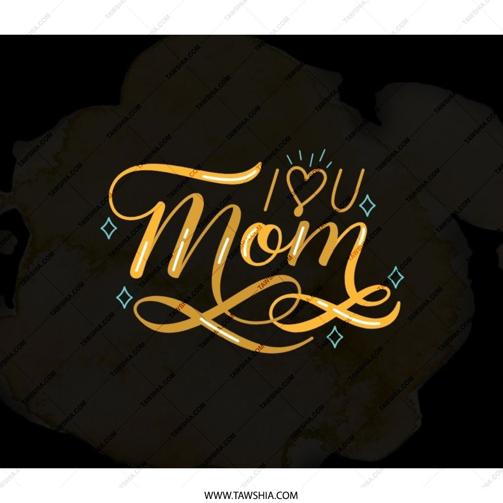 I Love Mom Backpack, Mother's Day Gift, Gift for Mom, Mom Backpack, Backpack Gift, Stylish Backpack, Everyday Backpack - Tawshia