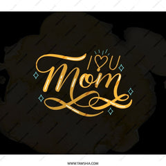 I Love Mom Backpack, Mother's Day Gift, Gift for Mom, Mom Backpack, Backpack Gift, Stylish Backpack, Everyday Backpack - Tawshia