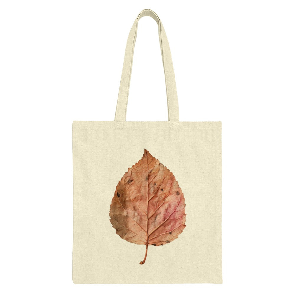 Autumn Leaf Tote Bag, Fall Foliage Shopping Bag, Botanical Print Tote, Nature Lover Gift, Stylish Everyday Bag, Eco Friendly Reusable Bag - Tawshia