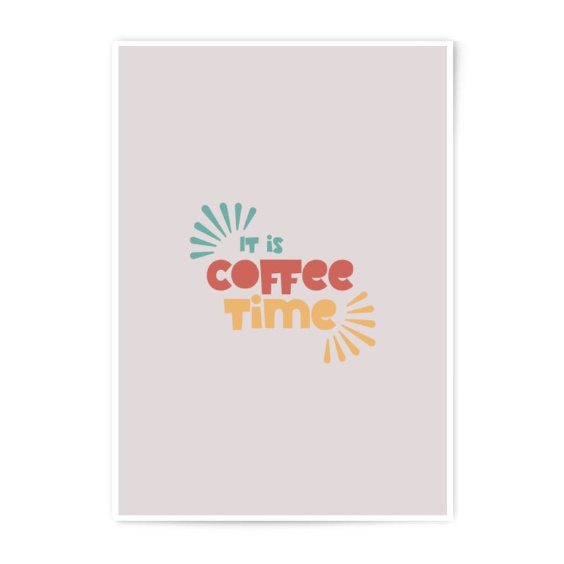 Coffee Time Photographic Prints, Cute Coffee Art Print, Kitchen Decor Print, Trendy Wall Art Prints, Coffee Lover Gift, Modern Prints - Tawshia