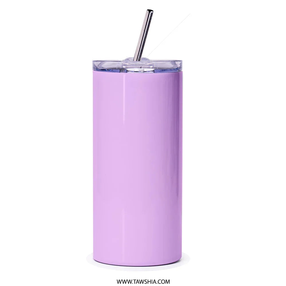Lavender Insulated Tumbler with Straw Product Type