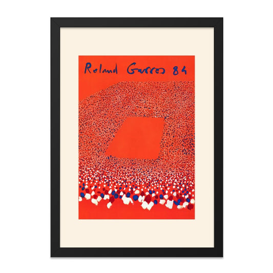 Roland Garros 1984 Wall Art, Vintage Tennis Poster, French Open Print, Sports Fan Decor, Unique Gift for Tennis Lovers - Tawshia