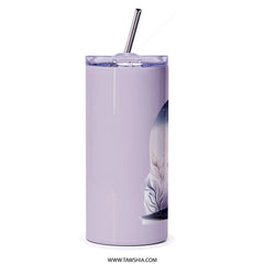 Watercolor Night Tumbler, Moon Tumbler, Sky Tumbler, Pastel Colors, Celestial Tumbler, Stars Tumbler, Aesthetic Gift, Art Tumbler - Tawshia