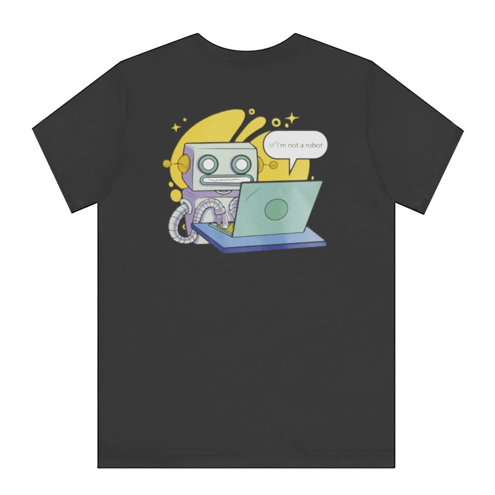 I'm Not A Robot Graphic Novelty Printed T-shirt product type