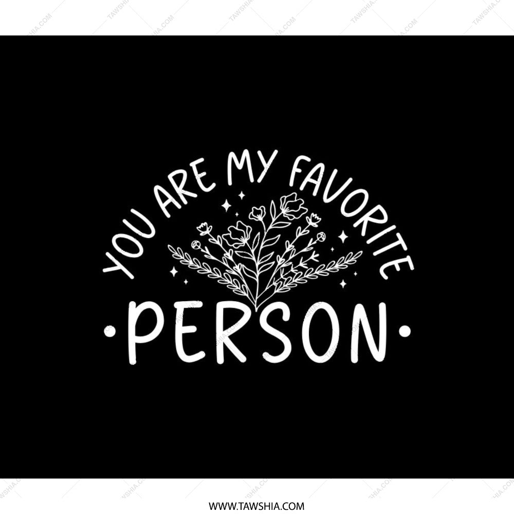 Favorite Person Backpack, Gift for Friend, Floral Design Pack, Travel Bag, Everyday Backpack, School Bag, Stylish Backpack - Tawshia