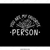 Favorite Person Backpack, Gift for Friend, Floral Design Pack, Travel Bag, Everyday Backpack, School Bag, Stylish Backpack - Tawshia