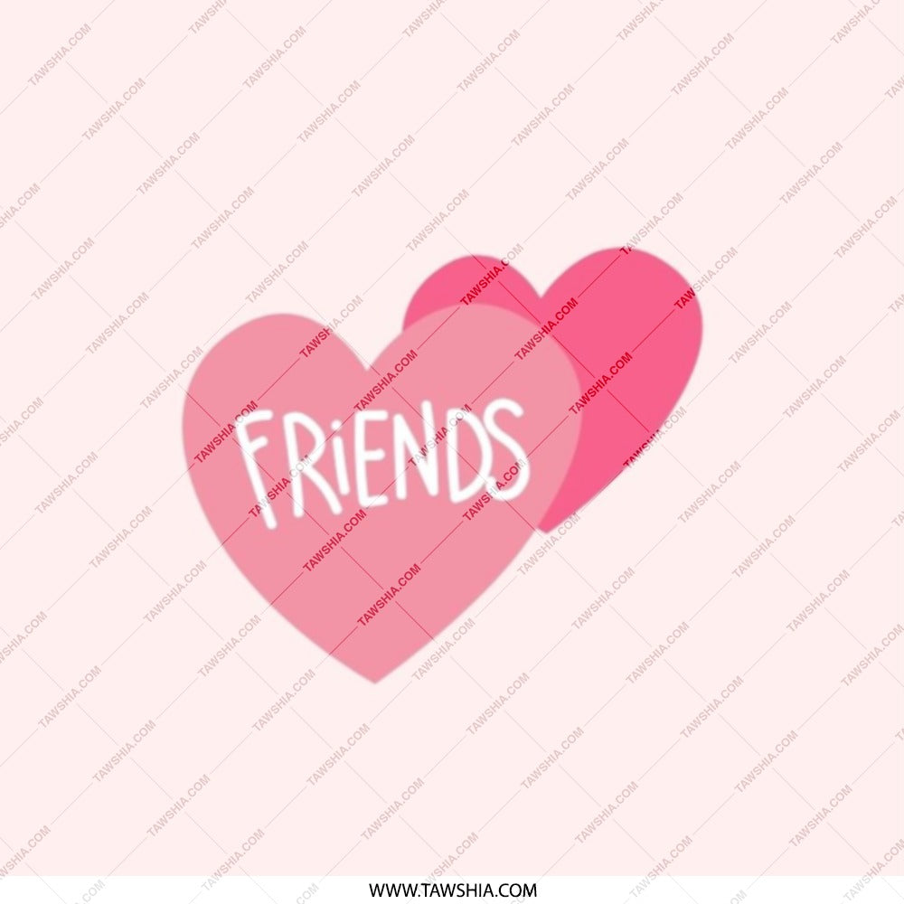 Friends Heart Pocket Mirror, Best Friend Gift, Friendship Mirror, Cute Makeup Mirror, Compact Mirror, Birthday Gift, Valentines Day Gift - Tawshia