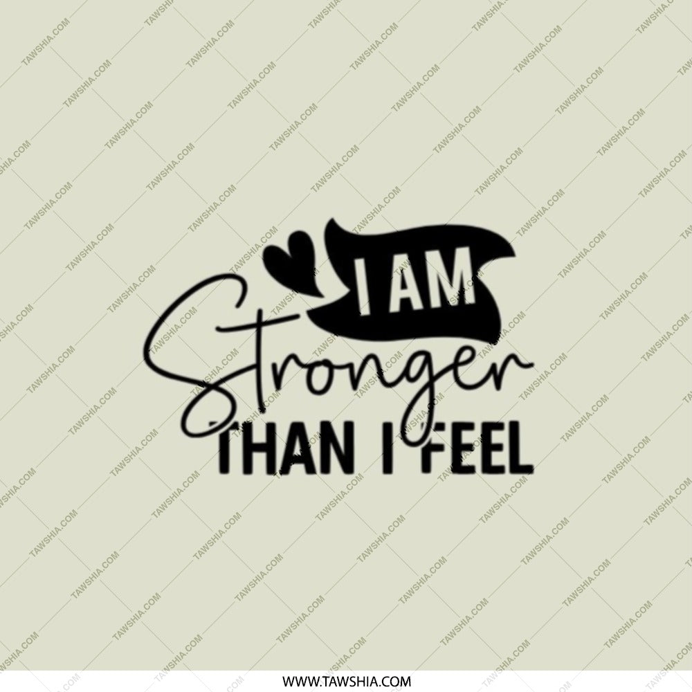 I Am Stronger Pocket Mirror, Inspirational Quote Mirror, Motivational Gift, Self Care Present, Empowerment Mirror, Daily Reminder - Tawshia