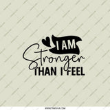 I Am Stronger Pocket Mirror, Inspirational Quote Mirror, Motivational Gift, Self Care Present, Empowerment Mirror, Daily Reminder - Tawshia