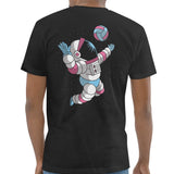 Astronaut Playing Volleyball Graphic Design Shirt product type