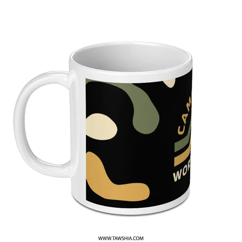 Camouflage Worsol outdoor nature colorful mug product type