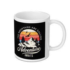 The Mountains Are Calling Adventure Awaits Mug product