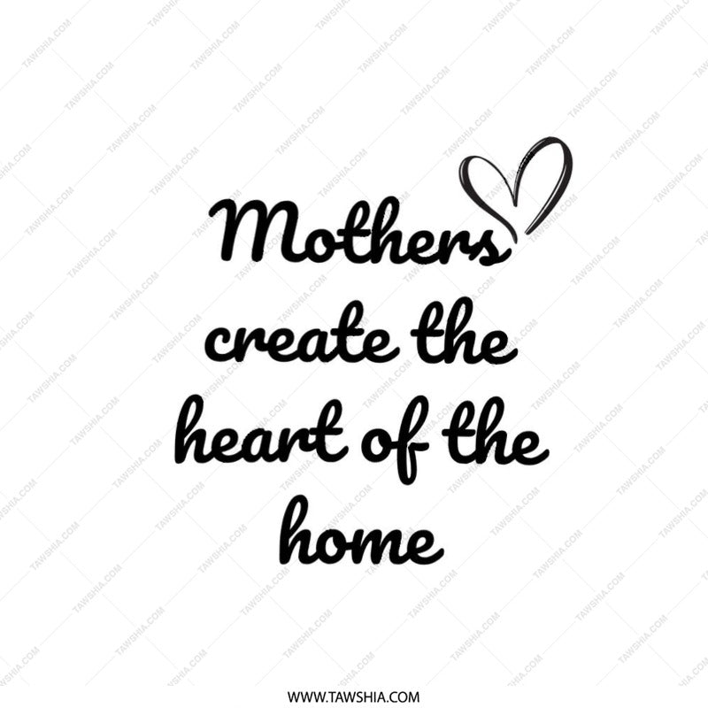 Mothers Heart Pillow, Home Decor Pillow, Mothers Day Gift, Family Pillow, Love Pillow, Quote Pillow, Decorative Pillow - Tawshia