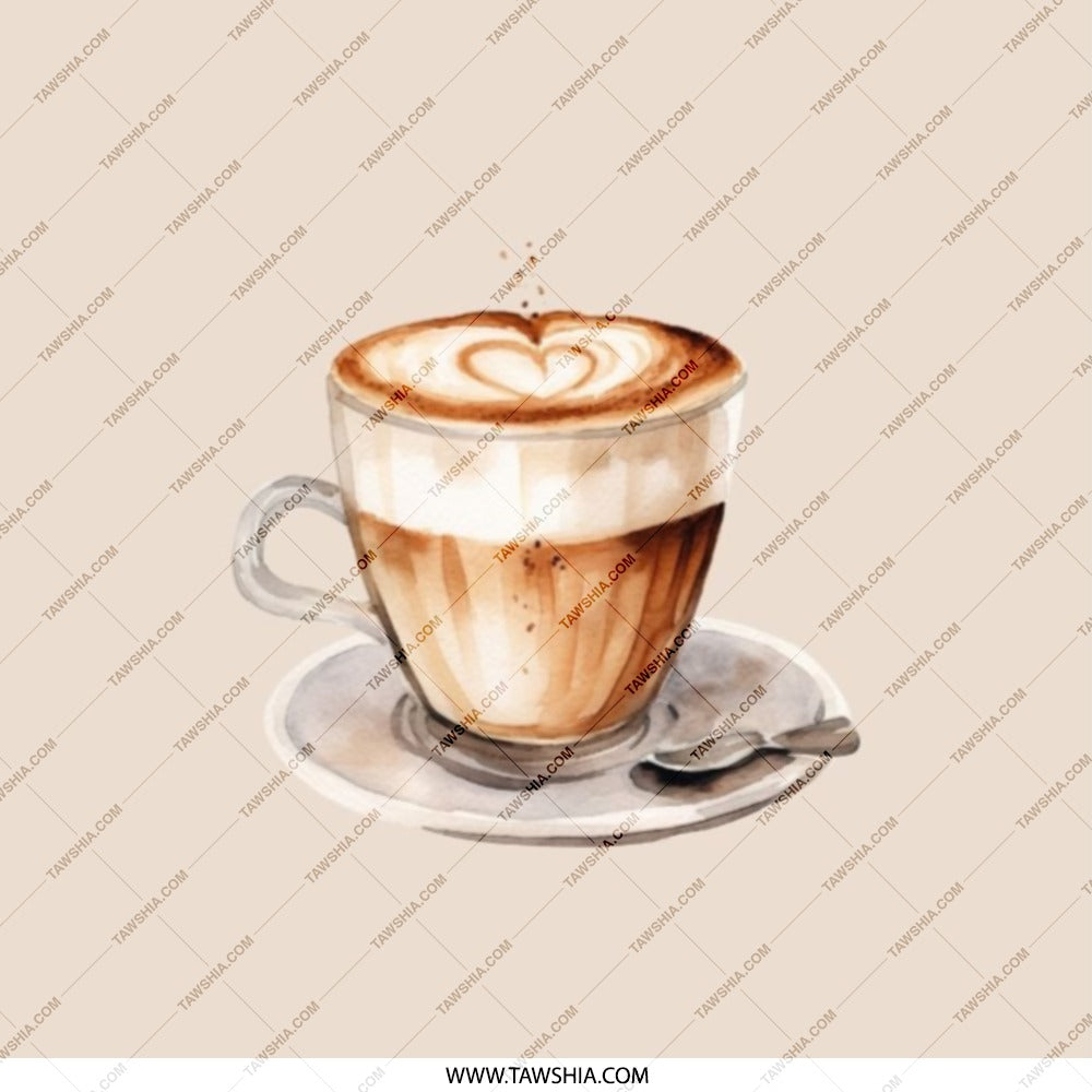 Coffee Pocket Mirror, Latte Art, Coffee Lover Gift, Cute Pocket Mirror, Makeup Mirror, Travel Mirror, Coffee Design, Gift for Her - Tawshia