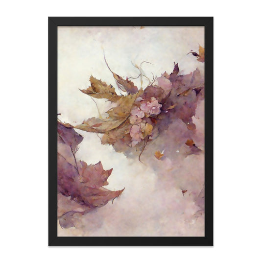 Autumn Leaves Wall Art, Floral Wall Decor, Watercolor Fall Art, Botanical Print, Nature Art Print, Home Decor - Tawshia