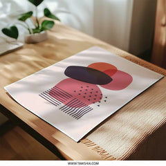 Abstract Photographic Print, Geometric Shapes Art, Modern Wall Decor, Contemporary Art Print, Minimalist Art, Home Decor, Office Decor - Tawshia