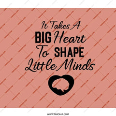 Teacher Appreciation Backpack, Heart to Shape Little Minds, Gift for Educators, School Back Pack, Teacher Backpack, Teacher Gift - Tawshia