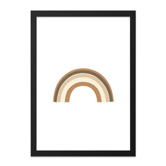 Neutral Rainbow Wall Art, Boho Rainbow Print, Earth Tone Decor, Minimalist Rainbow Art, Nursery Art Print, Playroom Decor, Kids Wall Art - Tawshia