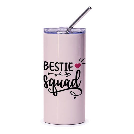 Bestie Squad Tumbler, Friendship Gift, Best Friends Tumbler, Gift For Bestie, Best Friend Squad, Custom Tumbler, Stainless Steel Tumbler - Tawshia