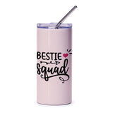 Bestie Squad Tumbler, Friendship Gift, Best Friends Tumbler, Gift For Bestie, Best Friend Squad, Custom Tumbler, Stainless Steel Tumbler - Tawshia
