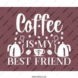 Coffee Is My Best Friend Mouse Pad, Coffee Lover Gift, Work From Home Decor, Trendy Desk Accessory, Ergonomic Mousepad, Office Gift Idea - Tawshia