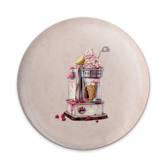 Ice Cream Machine Pinback, Cute Foodie Button, Dessert Lover Gift, Whimsical Pink Pin, Unique Accessory, Kawaii Badge - Tawshia