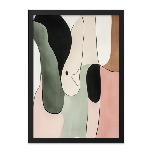 Abstract Bird Wall Art, Modern Home Decor Print, Minimalist Fine Art Print, Neutral Wall Art, Unique Living Room Art, Trending Wall Art - Tawshia