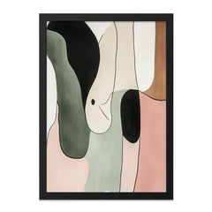 Abstract Bird Wall Art, Modern Home Decor Print, Minimalist Fine Art Print, Neutral Wall Art, Unique Living Room Art, Trending Wall Art - Tawshia