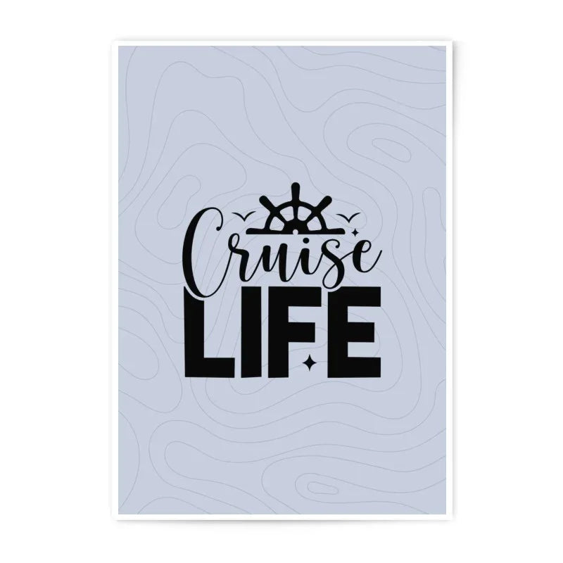 Cruise Life Photographic Print, Nautical Home Decor, Boat Lover Gift, Vacation Art, Ocean Theme Art, Wall Art, Gift for Captain - Tawshia