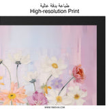 Floral Still Life Wall Art, Flower Bouquet Print, Pastel Painting, Botanical Art, Home Decor, Living Room Art, Fine Art Print - Tawshia