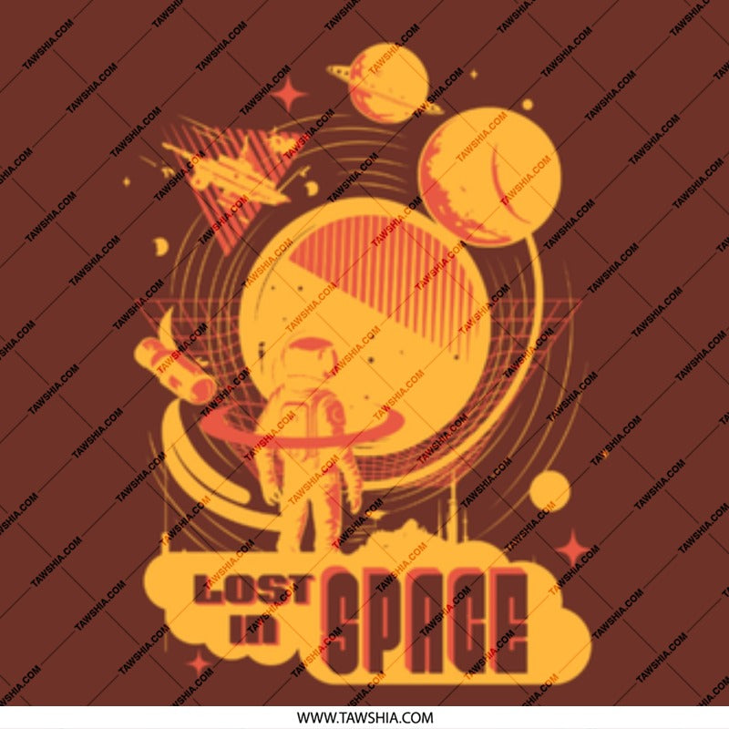 Lost in Space Astronaut Graphic Art product
