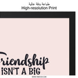 Friendship Quote Wall Art, Little Things Print, Motivational Wall Decor, Friend Gift, Home Decor, Inspirational Saying, Typography Art - Tawshia