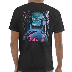Space Explorer Retro Design Graphic T Shirt product type