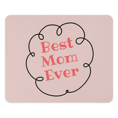 Best Mom Ever Mouse Pad, Mother's Day Gift, Cute Mousepad, Office Decor, Computer Accessory, Gift for Mom, Pink Mousepad - Tawshia