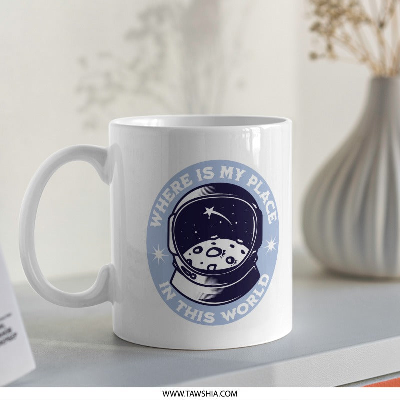 Astronaut Mug With Thought Provoking Design product