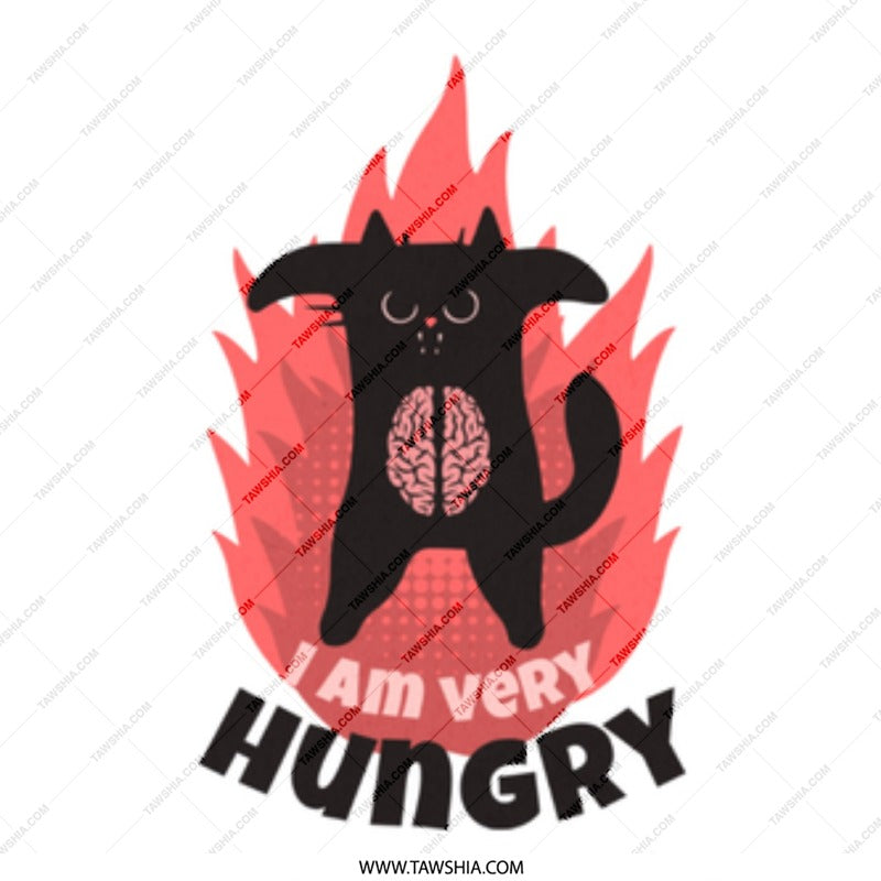 I Am Very Hungry Graphic T-shirt Trendy Fashion product