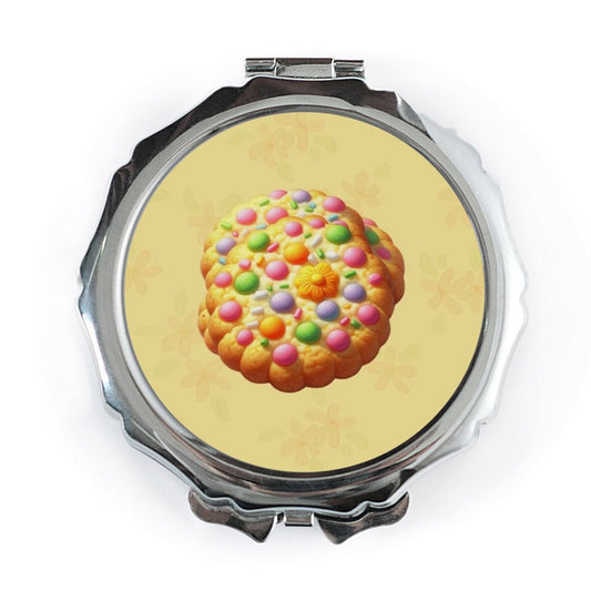 Colorful Cookie Pocket Mirror, Sweet Treat Compact Mirror, Foodie Gift, Novelty Mirror, Cute Girl Mirror, Pocket Mirror for Makeup - Tawshia