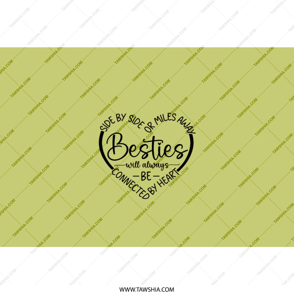 Besties Tumbler, Friends Tumbler, Long Distance Friendship Gift, Sister Tumbler, Best Friend Tumbler, Travel Mug, Besties Forever - Tawshia