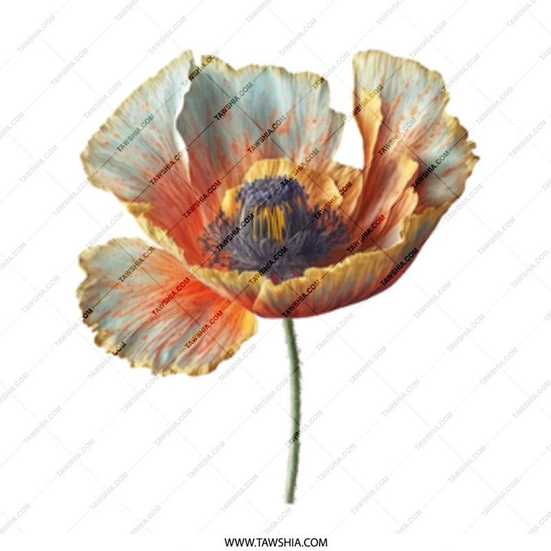 Poppy Flower Mug, Floral Coffee Mug, Botanical Art, Flower Lover Gift, Unique Mug, Spring Decor, Office Mug, Tea Mug - Tawshia