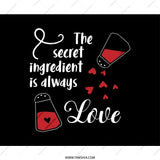 Love Recipe Mouse Pad, Secret Ingredient, Cooking Love, Kitchen Decor, Gift for Cook, Chef Gift, Heart Mousepad, Foodie Gift, Office Desk - Tawshia
