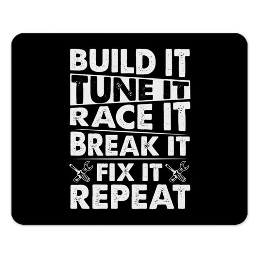 Build It Mouse Pad, Race Car Mousepad, Car Enthusiast Gift, Mechanic Gift, Computer Mouse Pad, Desk Accessory, Gamer Gift, Home Office Decor - Tawshia