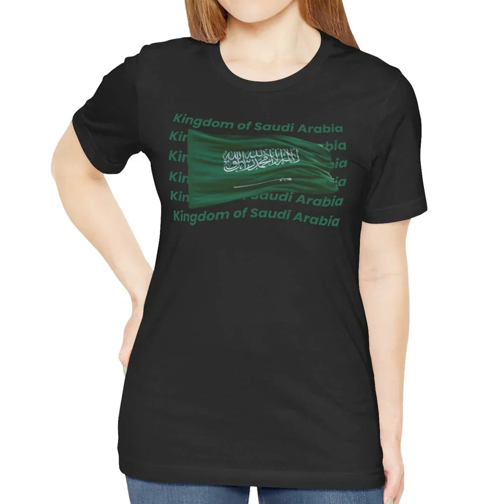 Kingdom of Saudi Arabia Flag Graphic T-Shirt Product