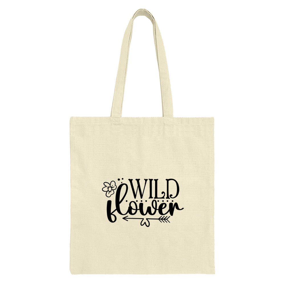 Wildflower Tote Bag, Floral Tote, Nature Lover Gift, Botanical Bag, Trendy Tote Bag, Everyday Tote, Gift for Her, Unique Design Tote - Tawshia