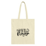 Wildflower Tote Bag, Floral Tote, Nature Lover Gift, Botanical Bag, Trendy Tote Bag, Everyday Tote, Gift for Her, Unique Design Tote - Tawshia