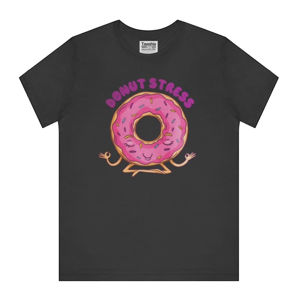 Donut Stress T-Shirt with Fun Design Graphic product type