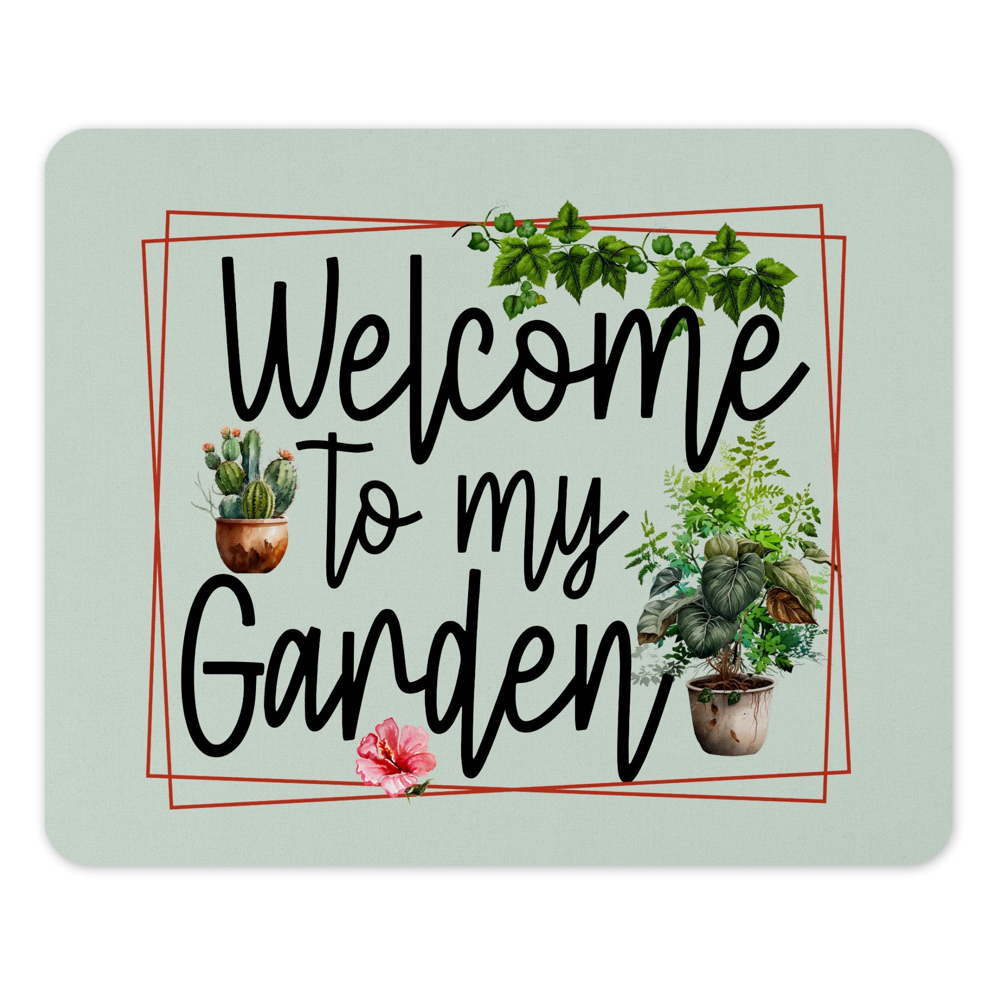Welcome to My Garden Doormat Decorative product